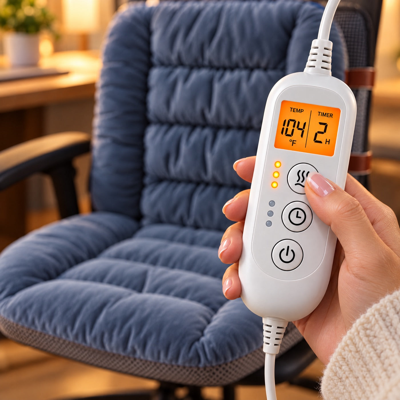 3 heat levels + 3 timers